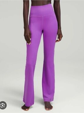 Lululemon High-Rise Purple Flare Leggings